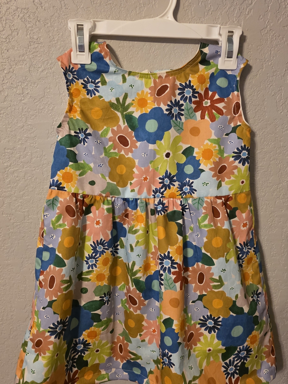 Floral Cotton Sundress for Kids - Multicolor